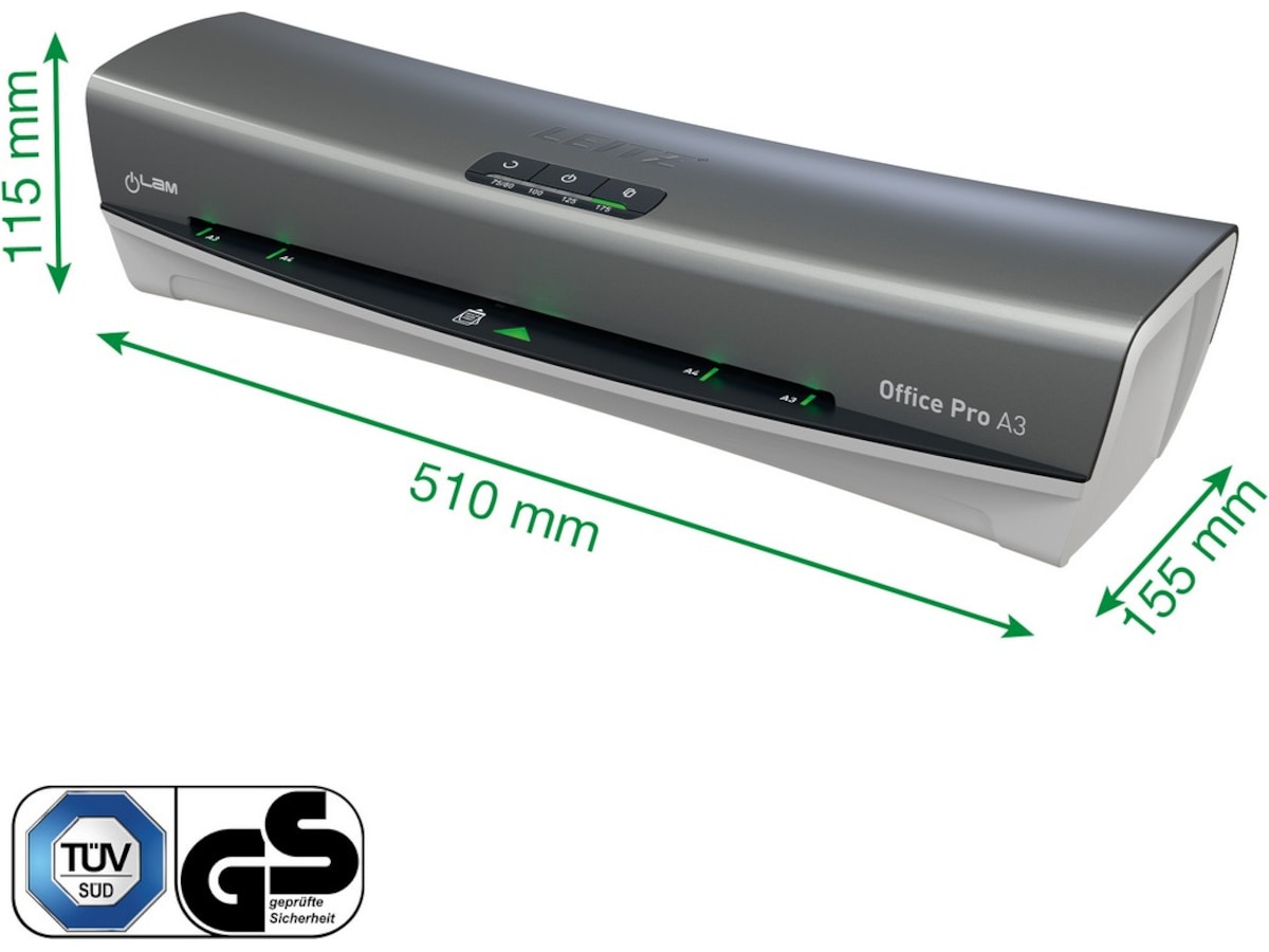 Leitz iLAM Office Pro lamineringsmaskin A3 Lamineringsmaskiner