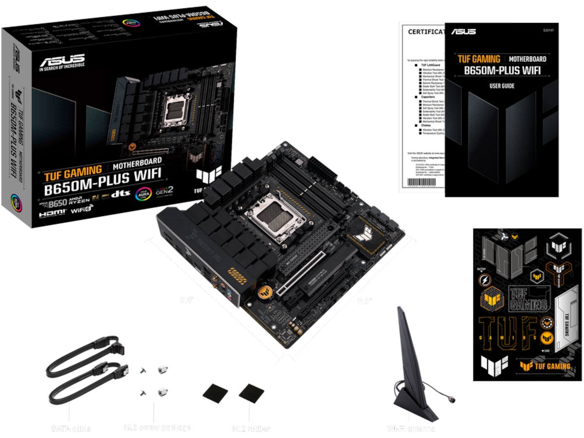 ASUS TUF Gaming B650M-PLUS WIFI Hovedkort AMD Socket