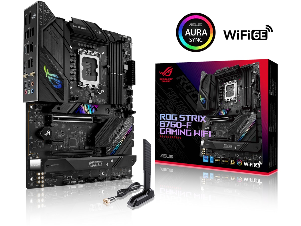 ASUS ROG STRIX B760-F GAMING WIFI Hovedkort Intel Socket