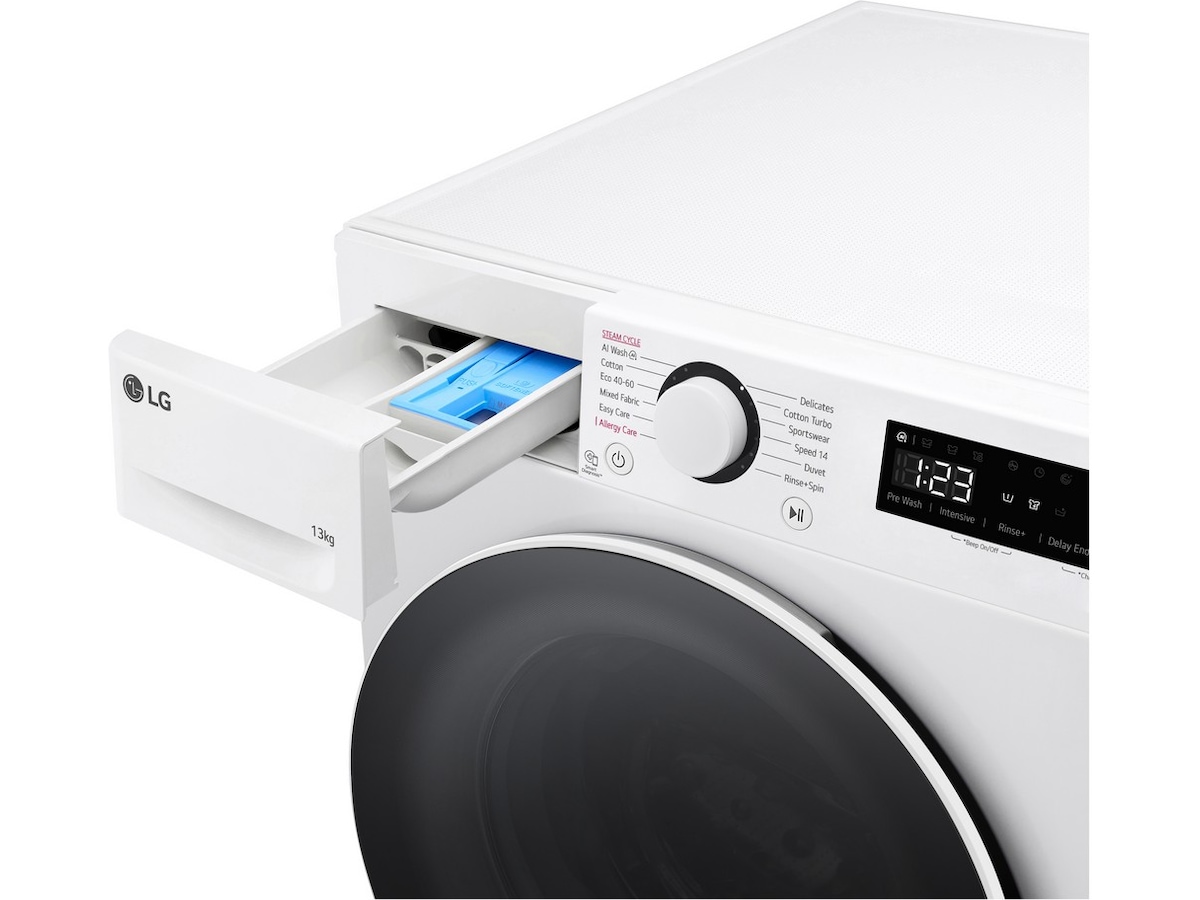 LG 13KG vaskemaskin F4Y5LYP0W Vaskemaskin