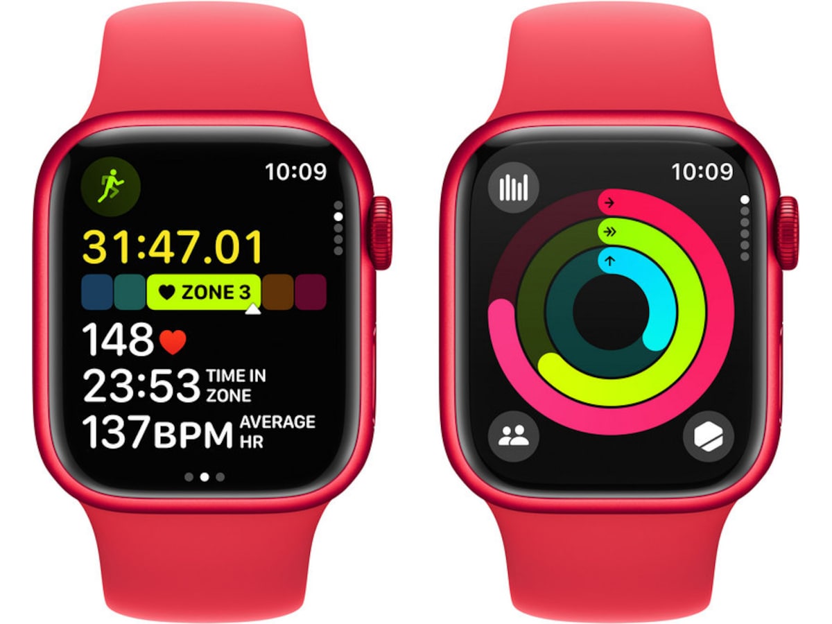 Apple Watch Series 9 41mm GPS + LTE Aluminium (PRODUCT)RED Smartklokker