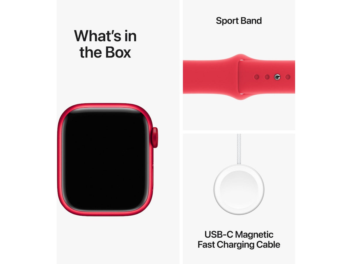 Apple Watch Series 9 41mm GPS + LTE Aluminium (PRODUCT)RED Smartklokker