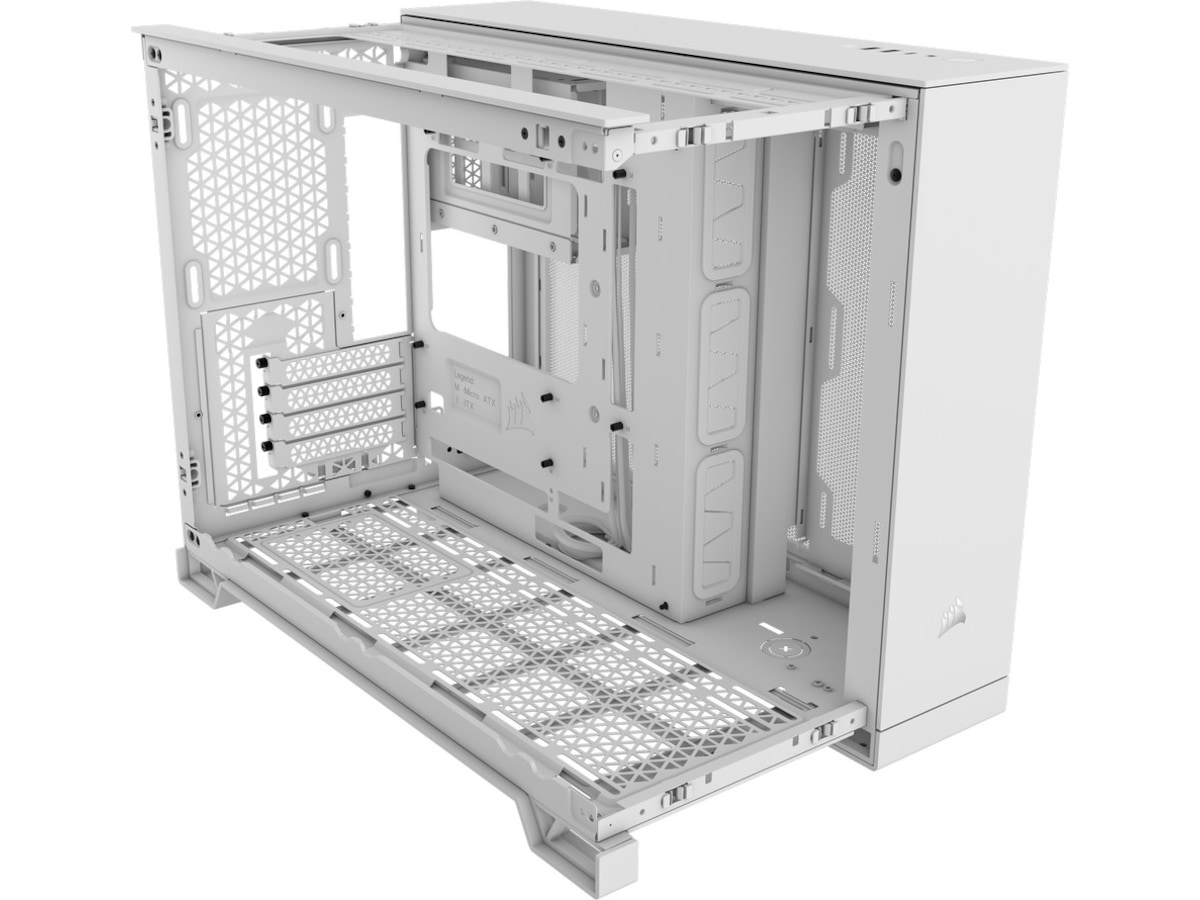 Corsair 2500D Airflow mATX Mid Tower (hvit) Midi tower