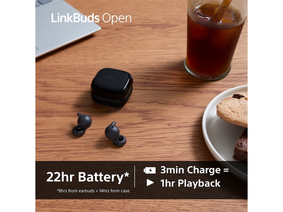 Sony Linkbuds Open true wireless ørepropper (hvit) Ørepropper