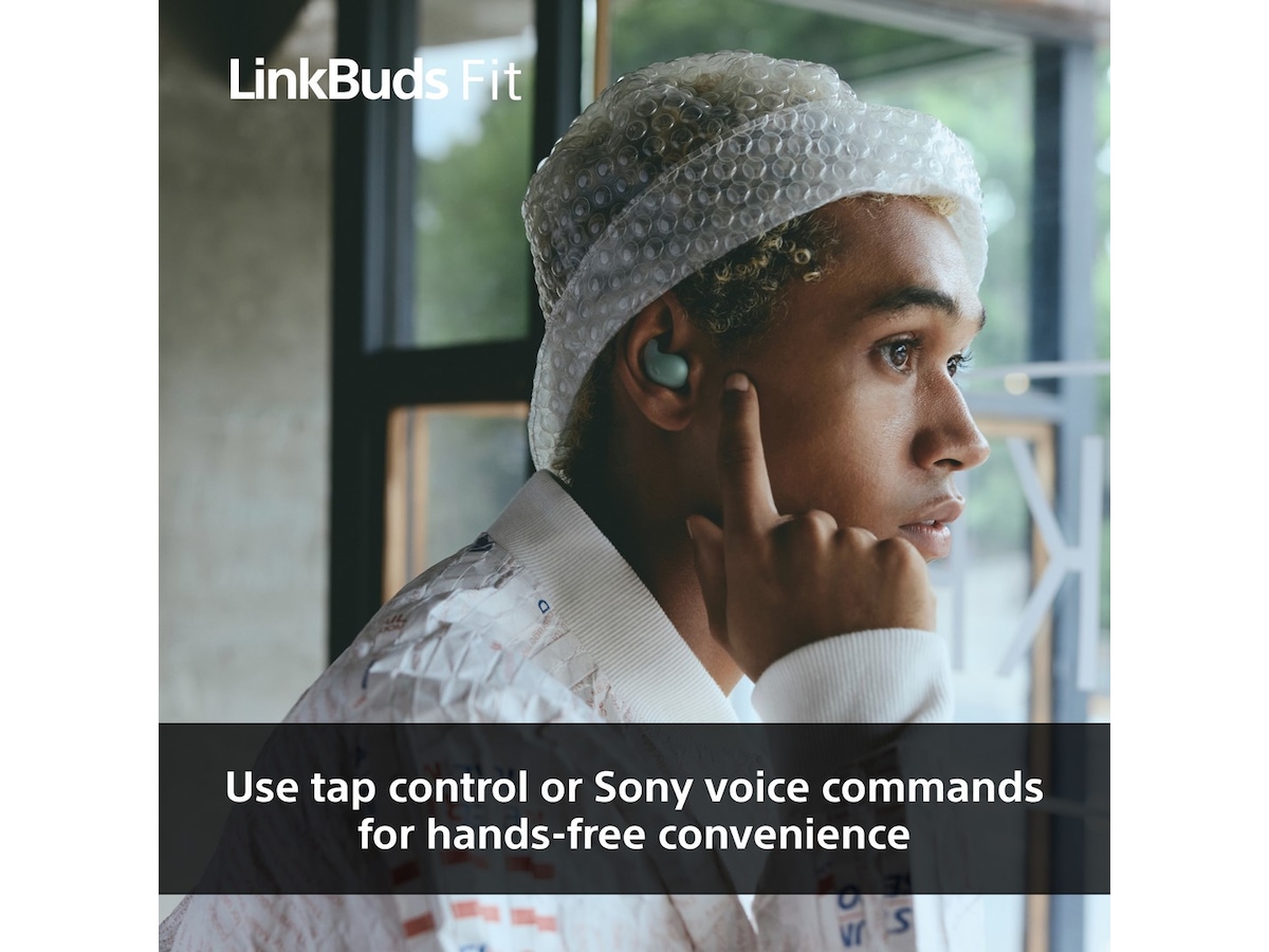 Sony Linkbuds Fit trådløse ørepropper, In-Ear (grønn) Ørepropper
