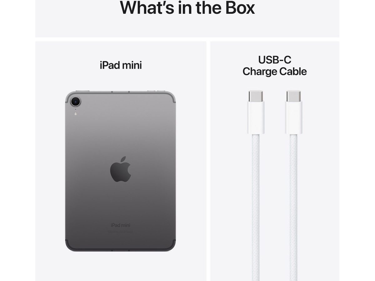 iPad mini (2024) 128GB 5G (stellargrå) Nettbrett / iPad