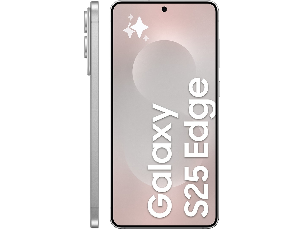 Samsung Galaxy S25 Edge smarttelefon 512GB (titanium silver) Mobiltelefoner