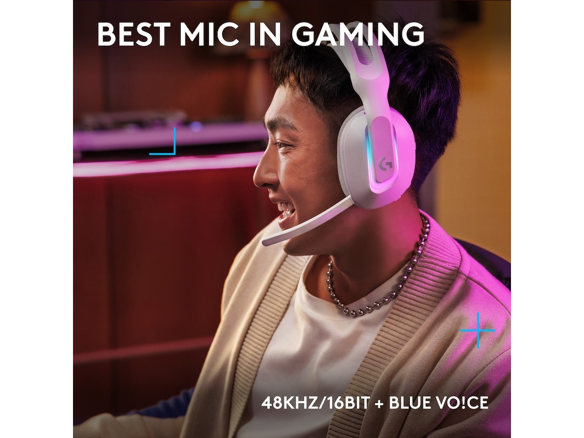 Logitech G522 Lightspeed Trådløst Gaming Headset (hvit) Gamingheadset