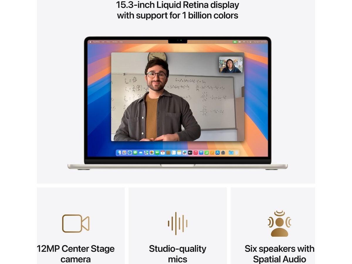 MacBook Air 15" M4 (2025) 256GB (stjerneskinn) PC - Bærbar / laptop