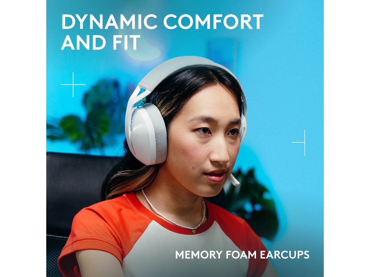 Logitech G321 Lightspeed Trådløst Gamingheadsett (hvit) Gamingheadset