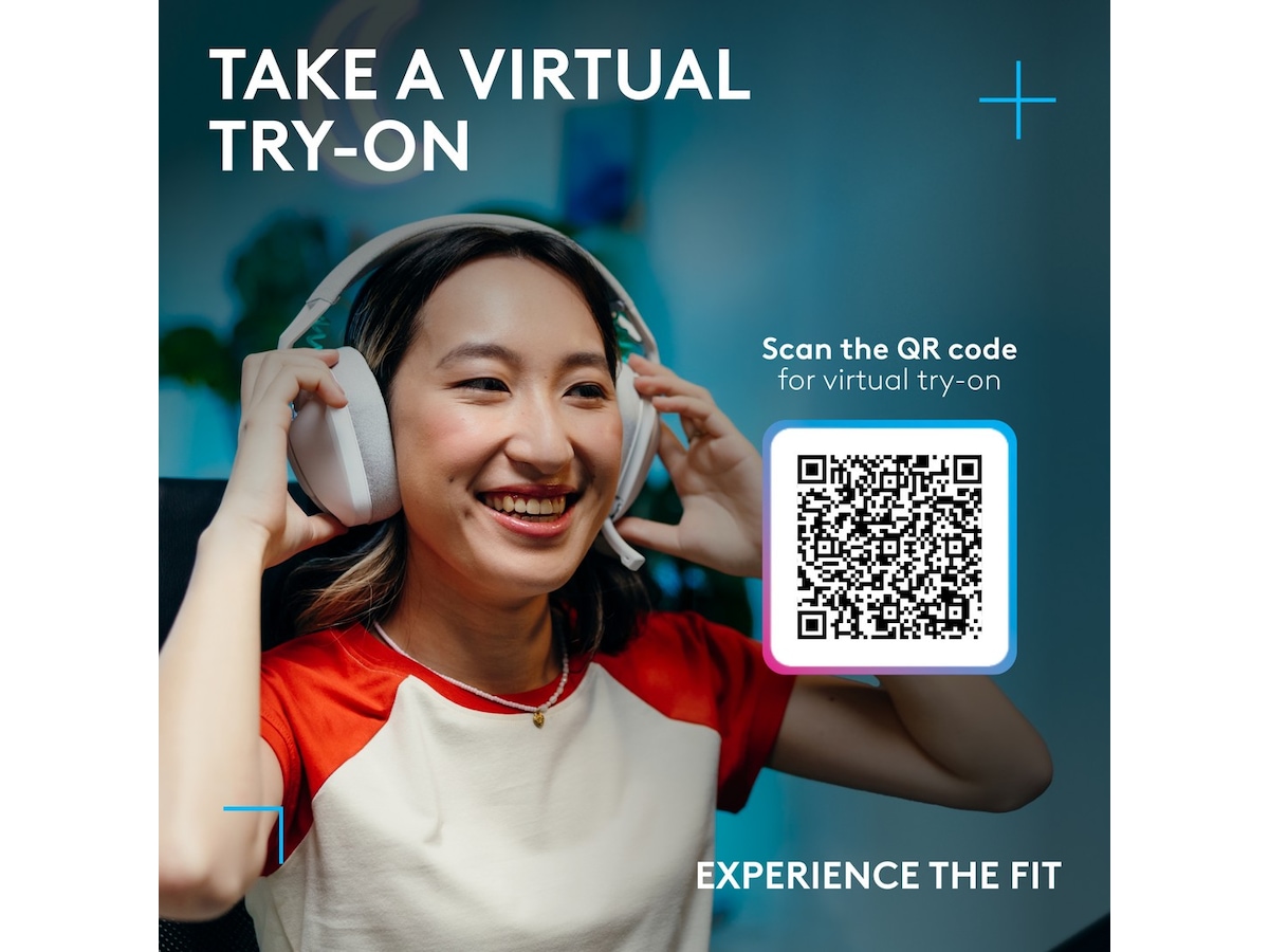 Logitech G321 Lightspeed Trådløst Gamingheadsett (hvit) Gamingheadset