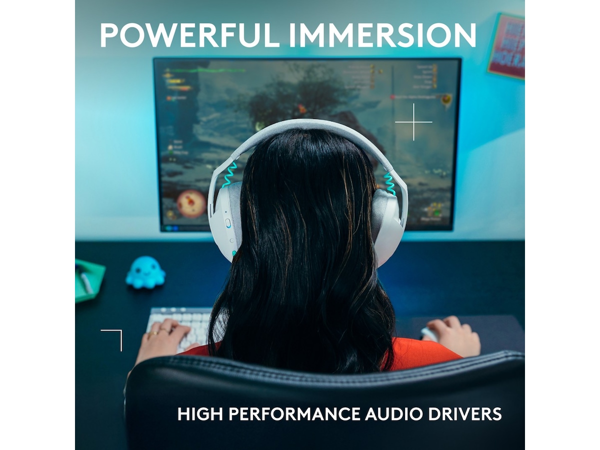 Logitech G321 Lightspeed Trådløst Gamingheadsett (hvit) Gamingheadset