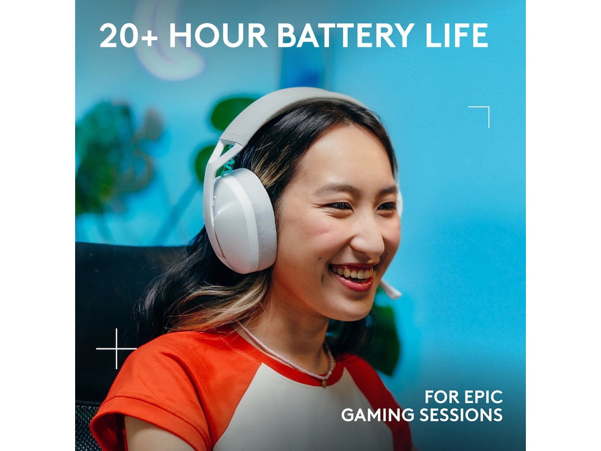 Logitech G321 Lightspeed Trådløst Gamingheadsett (hvit) Gamingheadset