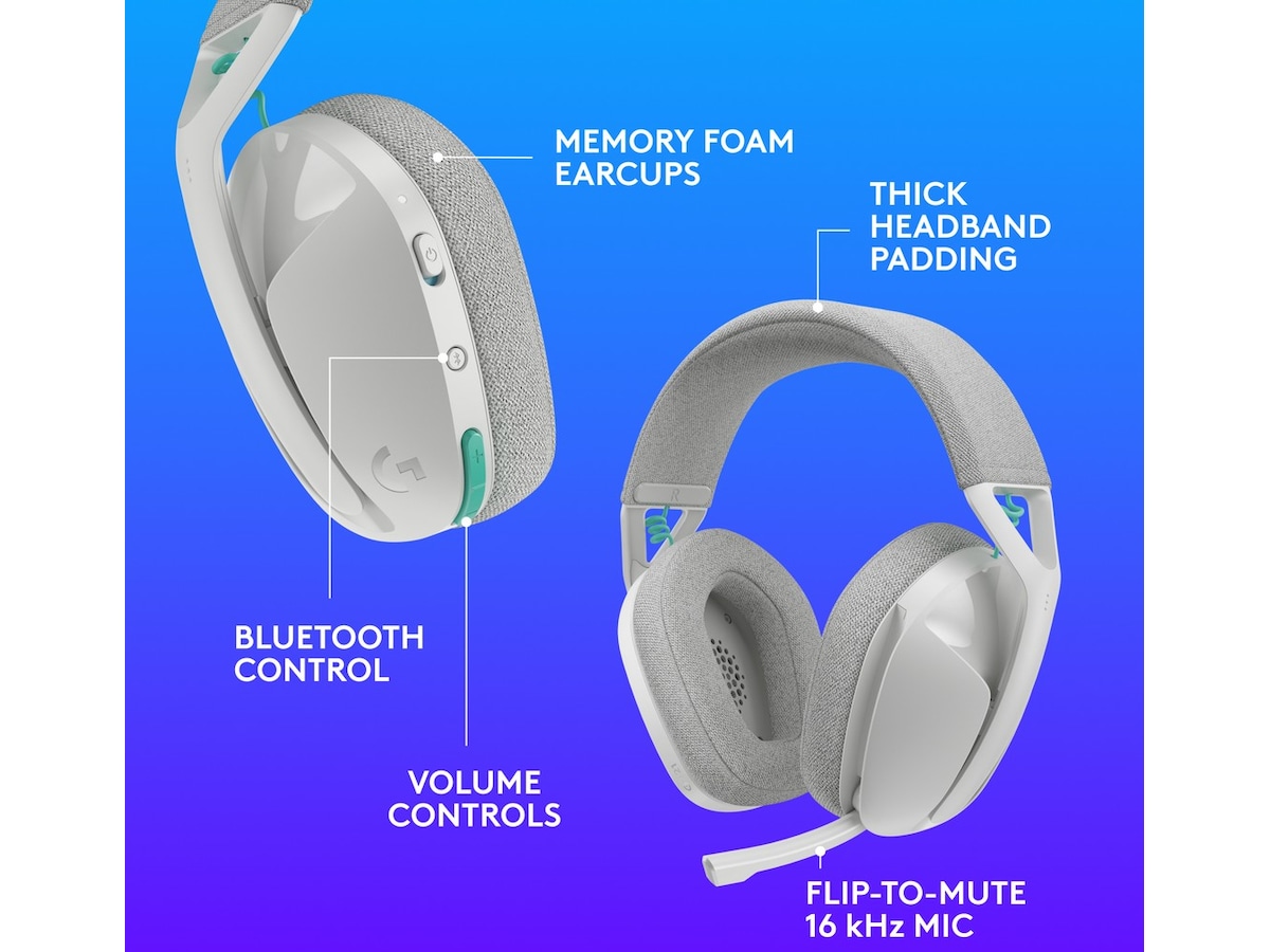 Logitech G321 Lightspeed Trådløst Gamingheadsett (hvit) Gamingheadset