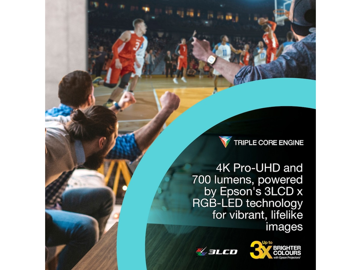 Epson Lifestudio Pop EF-62B 4K bærbar projektor (sort) Projektorer