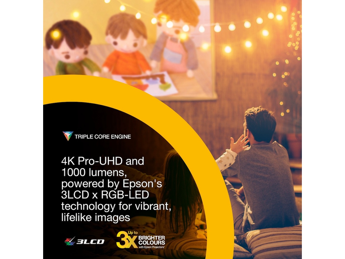 Epson Lifestudio Flex EF-72 4K 3LCD projektor (eik) Projektorer