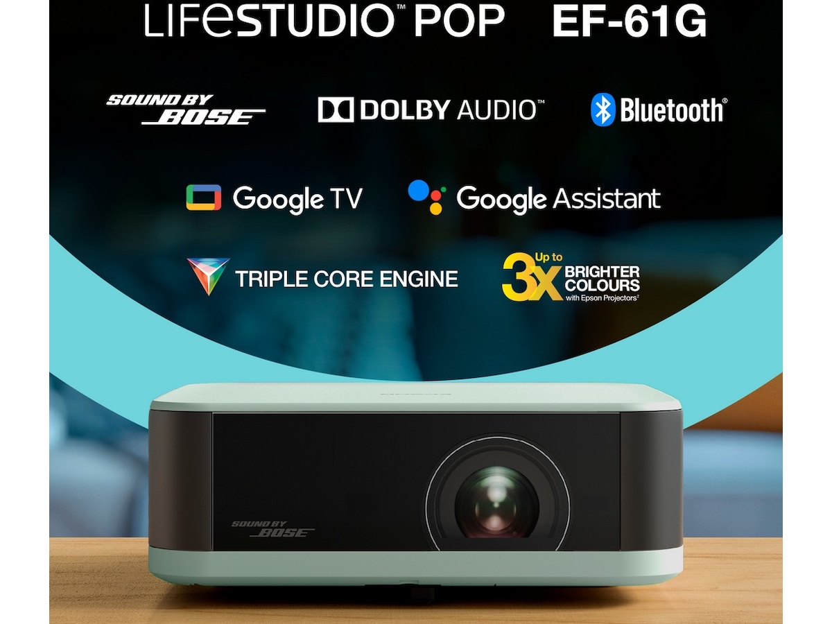 Epson Lifestudio Pop EF-61G bærbar 3LCD-projektor (grønn) Projektorer