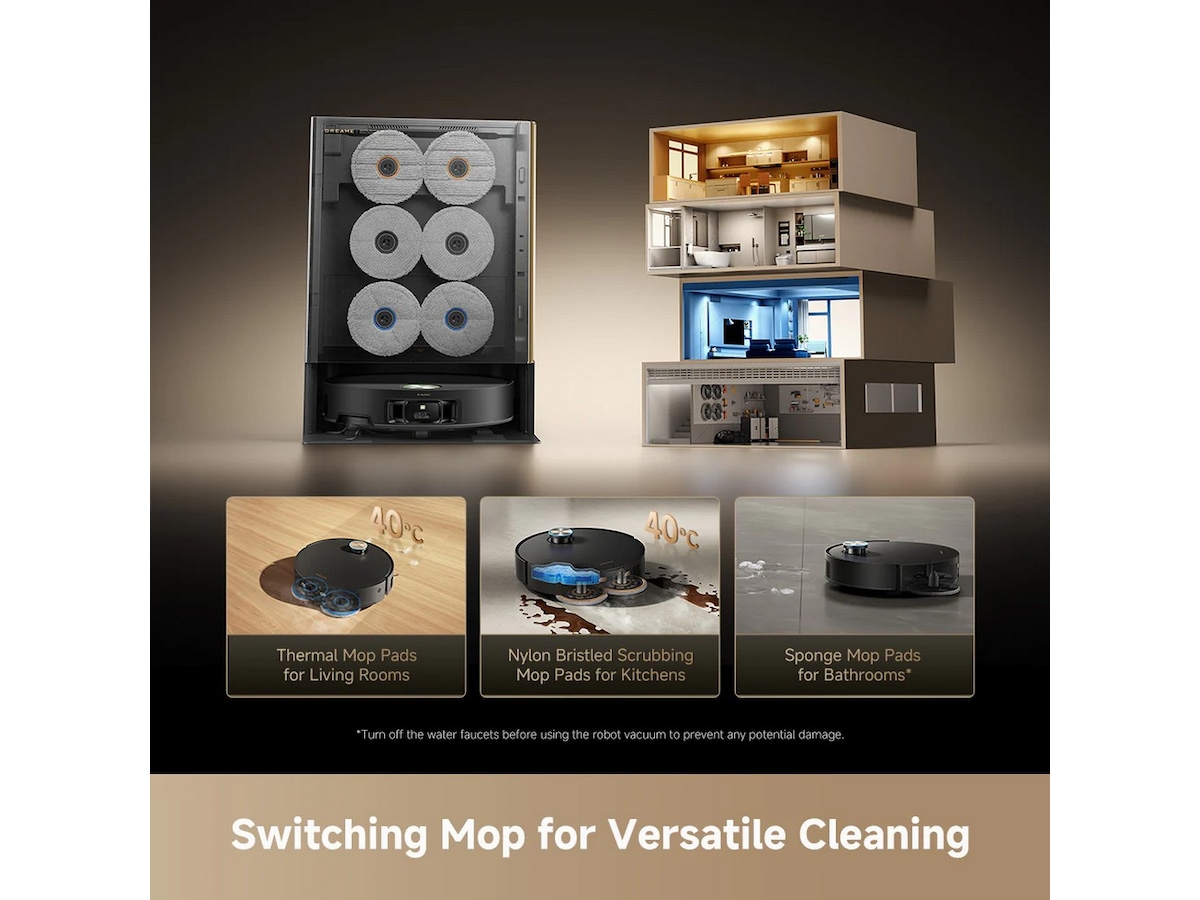 Dreame matrix 10 Ultra Robotstøvsuger (sort) Robotstøvsugere