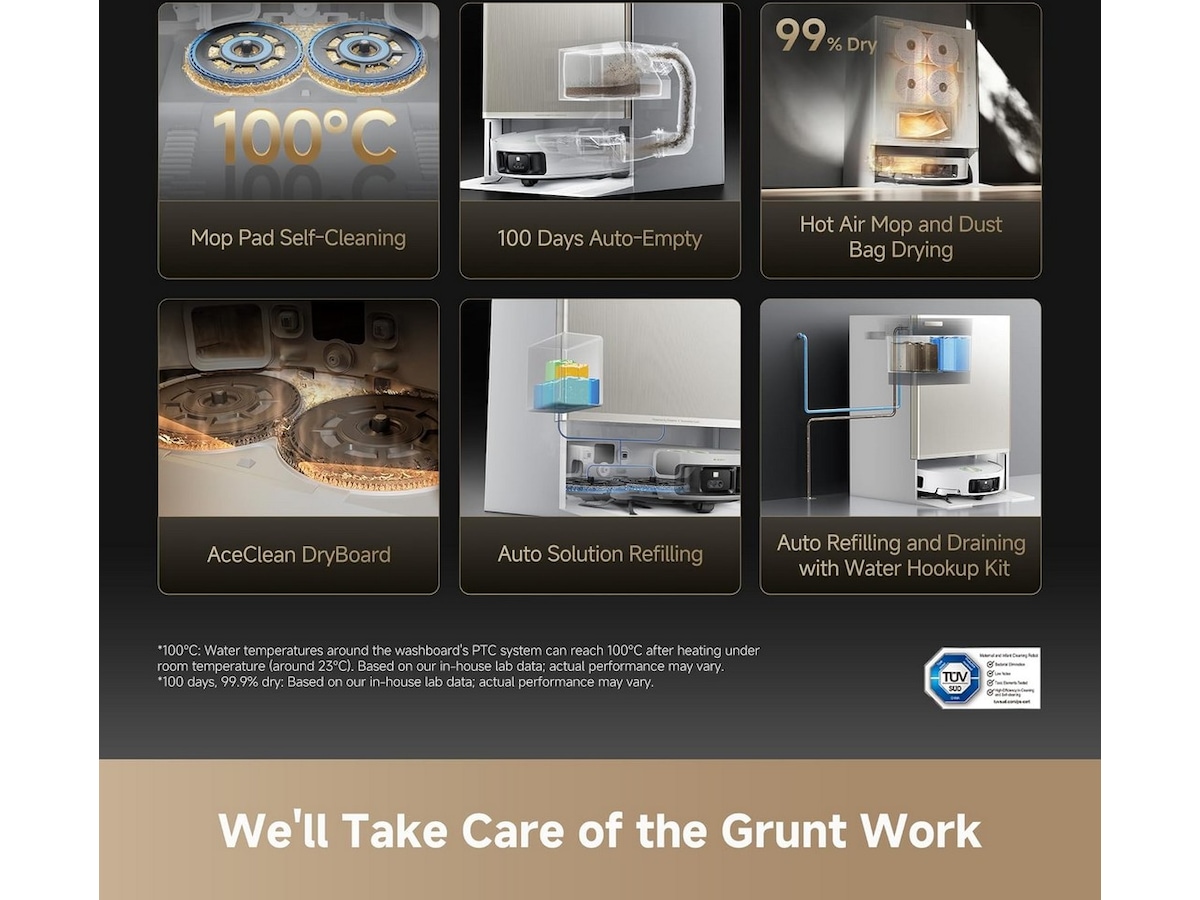 Dreame matrix 10 Ultra Robotstøvsuger (hvit) Robotstøvsugere