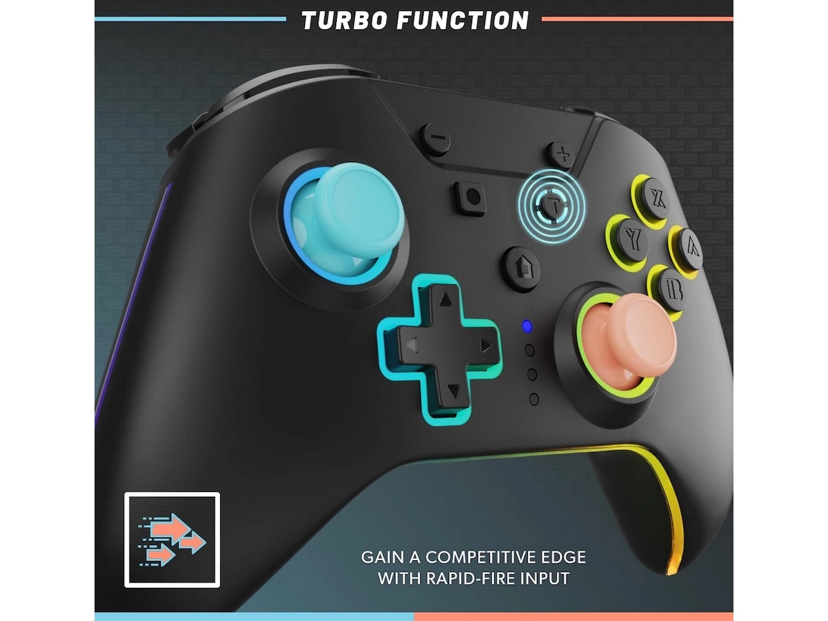 Hyperkin Armor 3 NuRival NSW2 trådløs kontroller (sort) Tilbehør til spillkonsoller