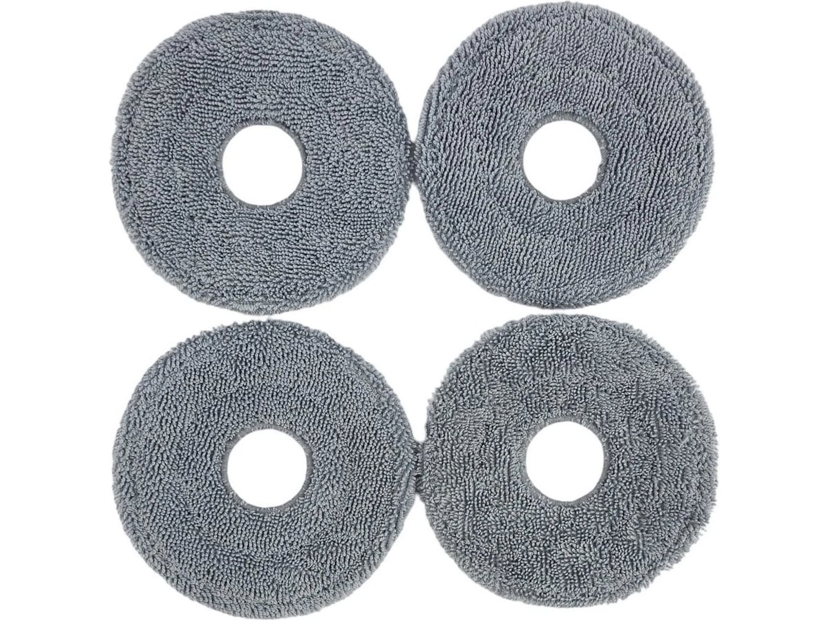 Roborock Saros Antibakterielle Roterende Mopp Pads 4 stk Tilbehør til støvsugere & rengjøring
