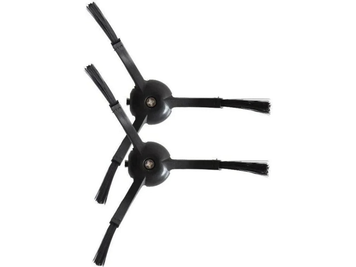 Roborock sidebørste 3-armet svart 2 stk Tilbehør til støvsugere & rengjøring