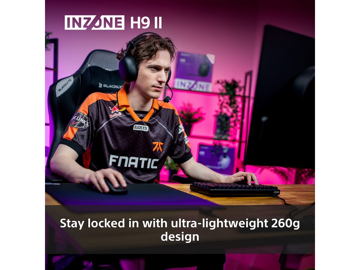 Sony INZONE H9 II Trådløst Støydempende Headset (hvit) Gamingheadset