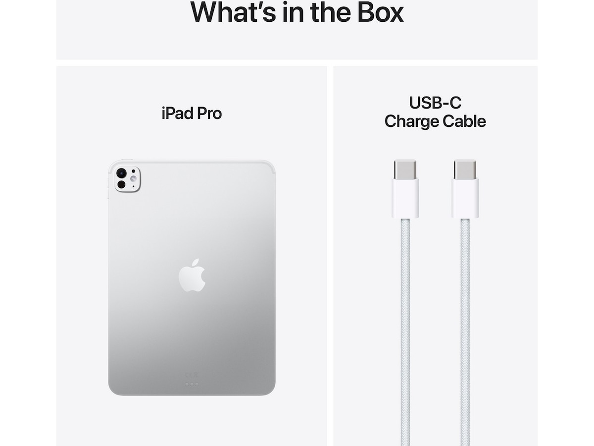 iPad Pro 11" (2025) 256GB 5G (sølv) Nettbrett / iPad