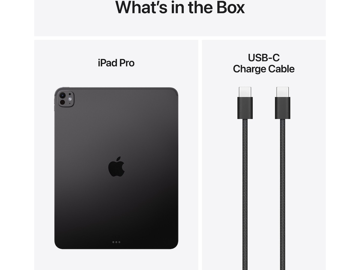 iPad Pro 13" (2025) 256GB 5G (stellarsvart) Nettbrett / iPad
