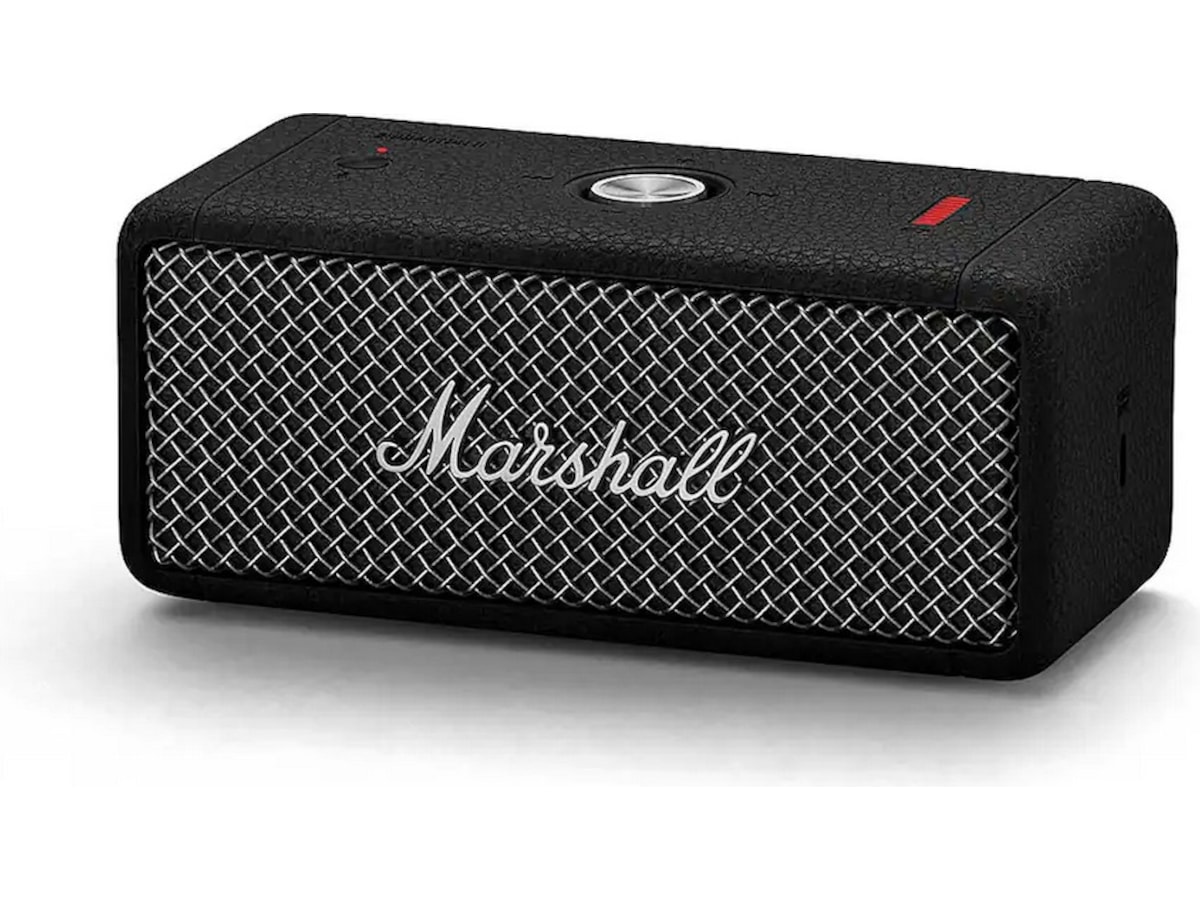 Marshall Emberton II trådløs Bluetooth-høyttaler (sort og stål) Trådløs / Bluetooth-høyttaler