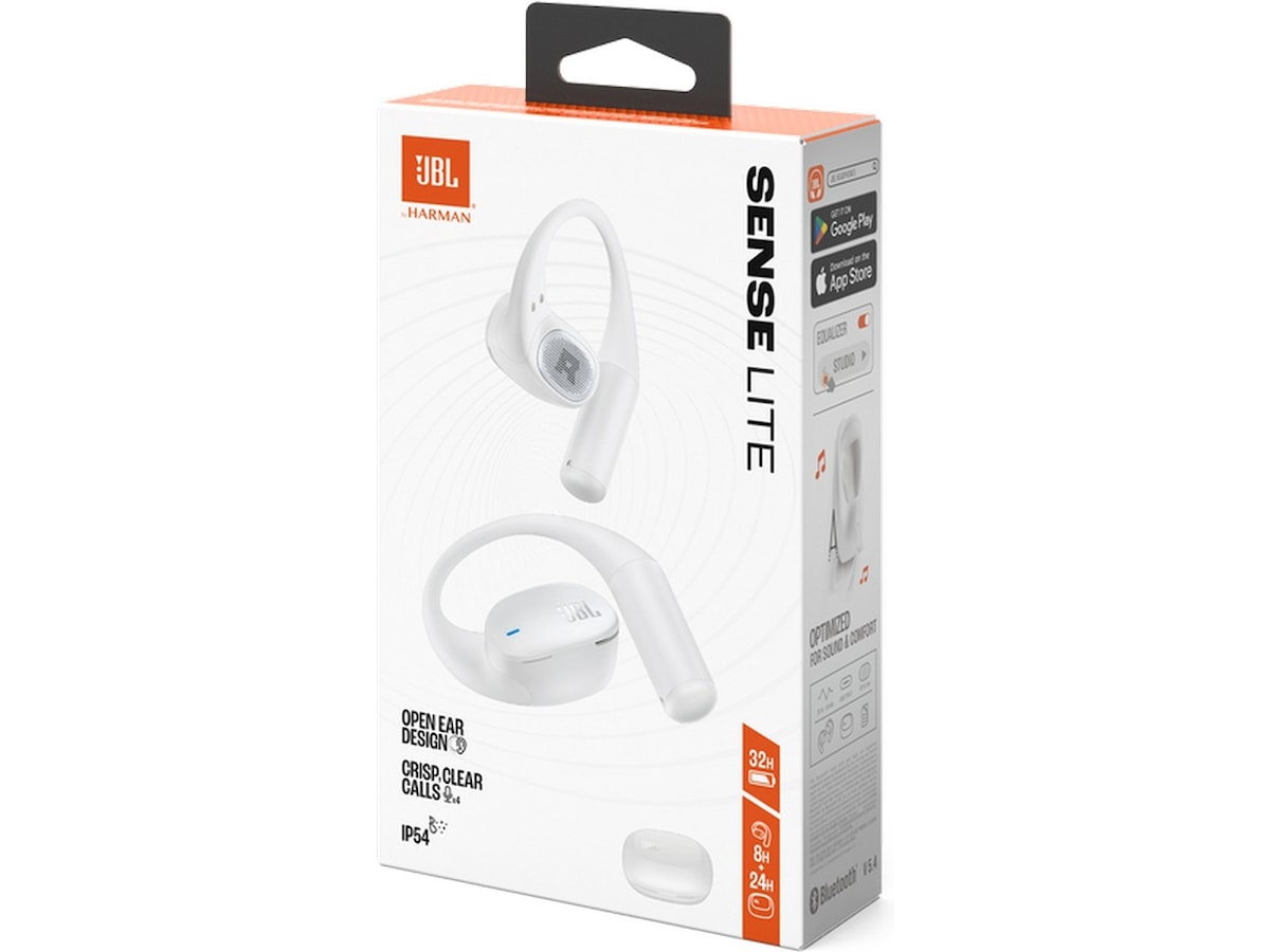 JBL Sense Lite Trådløse Ørepropper, Open-ear (hvit) Ørepropper
