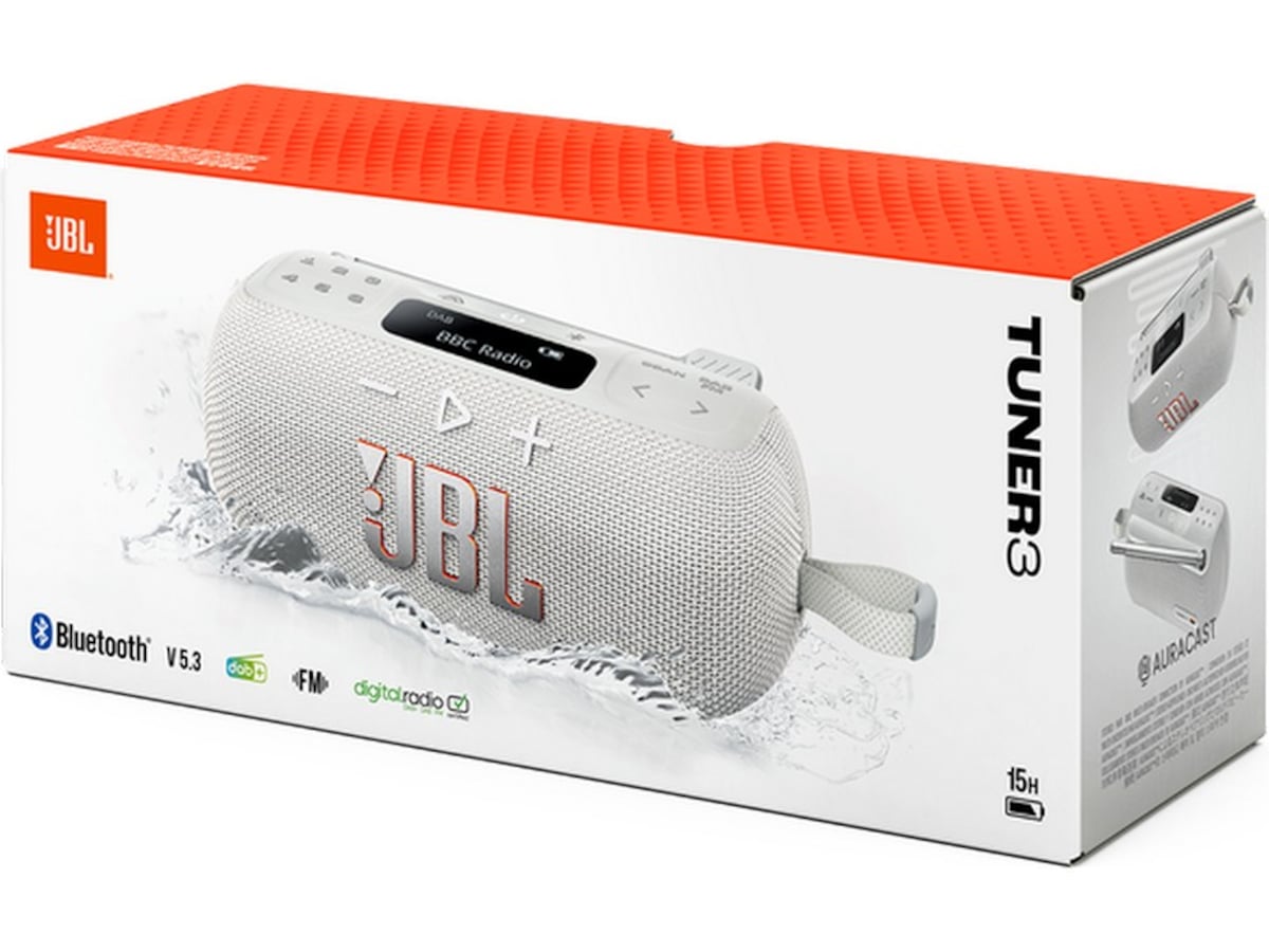 JBL Tuner 3 bærbar DAB/FM-radiohøyttaler Radio & musikkspillere