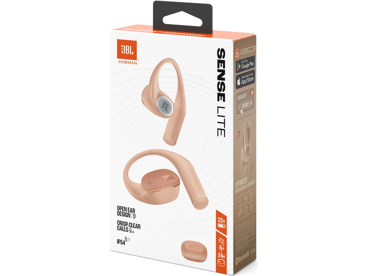 JBL Sense Lite Trådløse Ørepropper, Open-ear (beige) Ørepropper