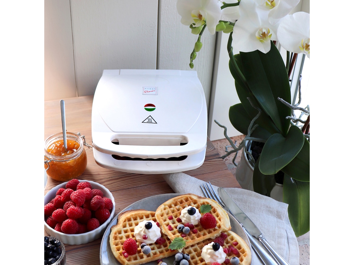 Åviken Classic vaffelhjern (hvit) Vaffeljern