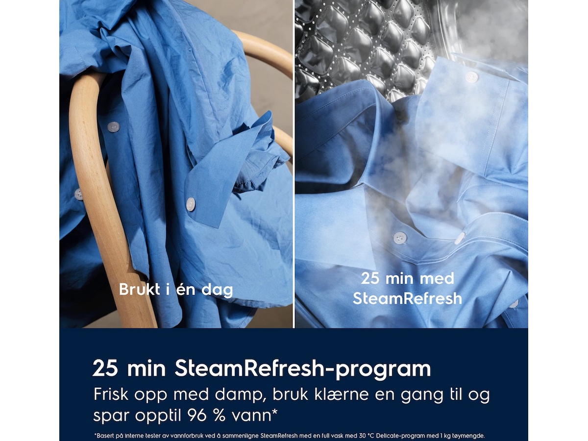 Electrolux 700 SteamCare Vaskemaskin EFI7H2EX6E Vaskemaskin