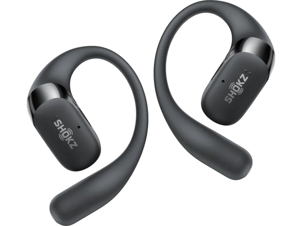 SHOKZ OpenFit 2+ Trådløse Ørepropper, On-Ear (sort) Ørepropper