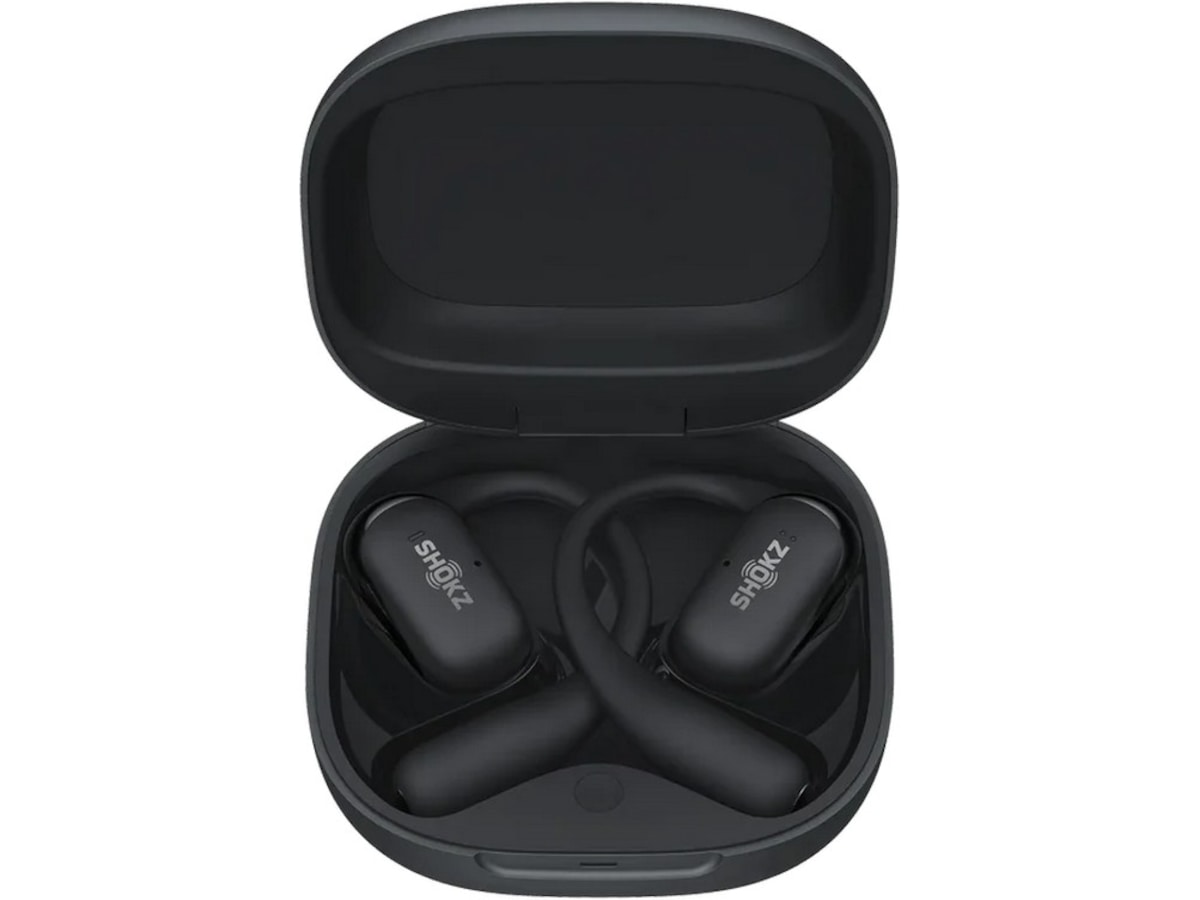 SHOKZ OpenFit 2+ Trådløse Ørepropper, On-Ear (sort) Ørepropper