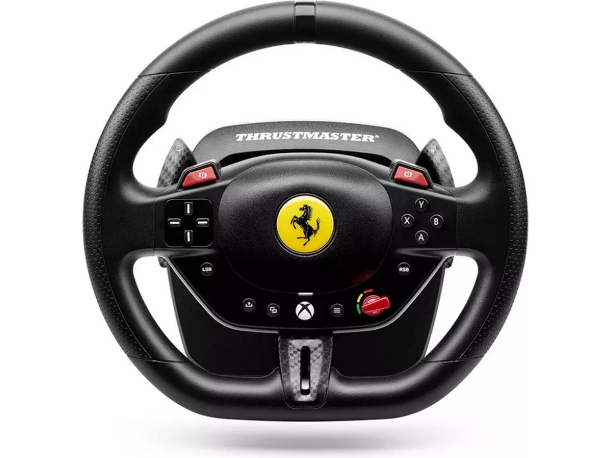 Thrustmaster T98-X Ferrari 296 GTS Racing Wheel Ratt og pedaler