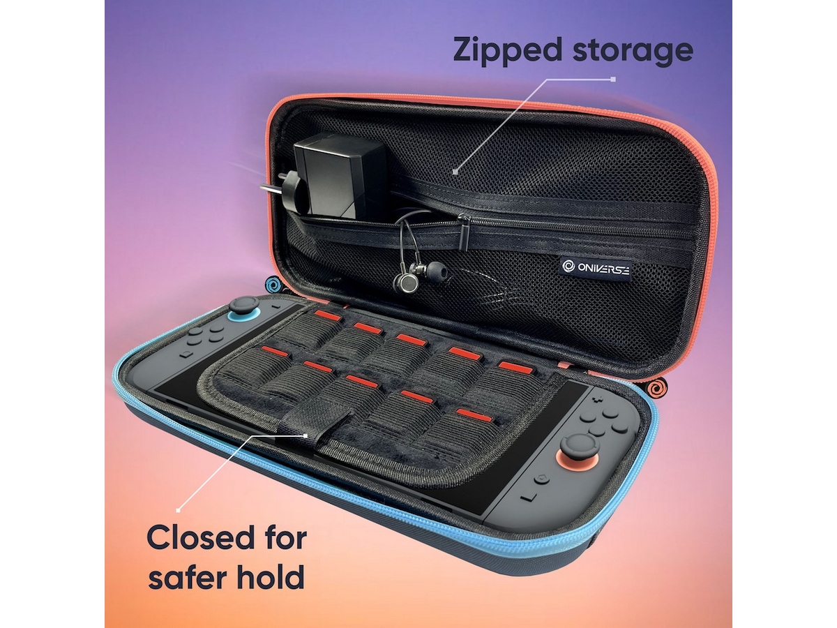 Oniverse Nintendo Switch 2 bæreetui (grå) Tilbehør til spillkonsoller