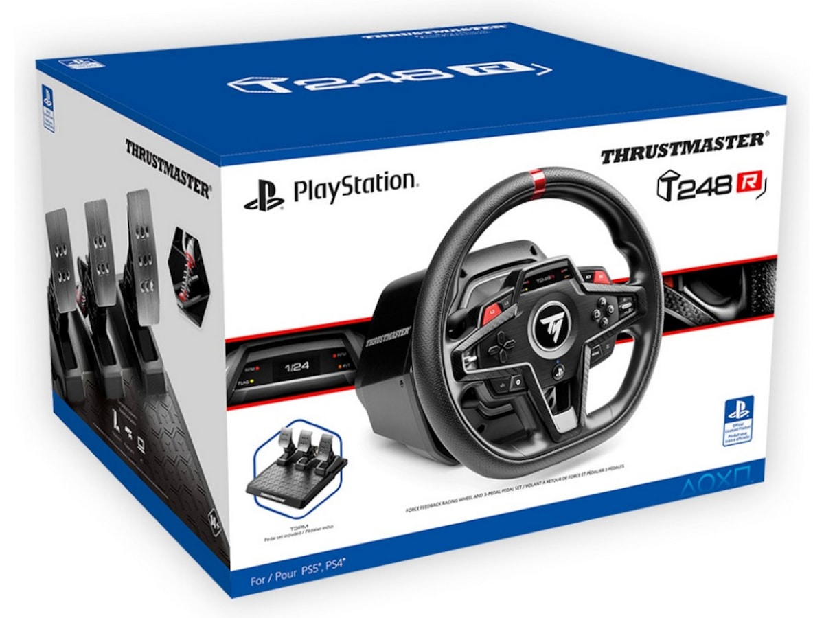 Thrustmaster T248R Racing Wheel Ratt og pedaler