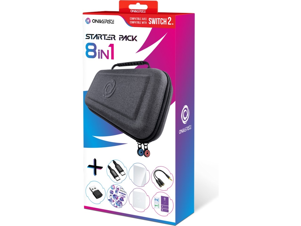 Oniverse Nintendo Switch 2 8-i-1 startpakke Tilbehør til spillkonsoller