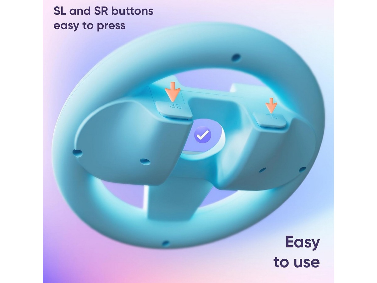 Oniverse 4-pakning racingshjul for Switch 2 Tilbehør til spillkonsoller