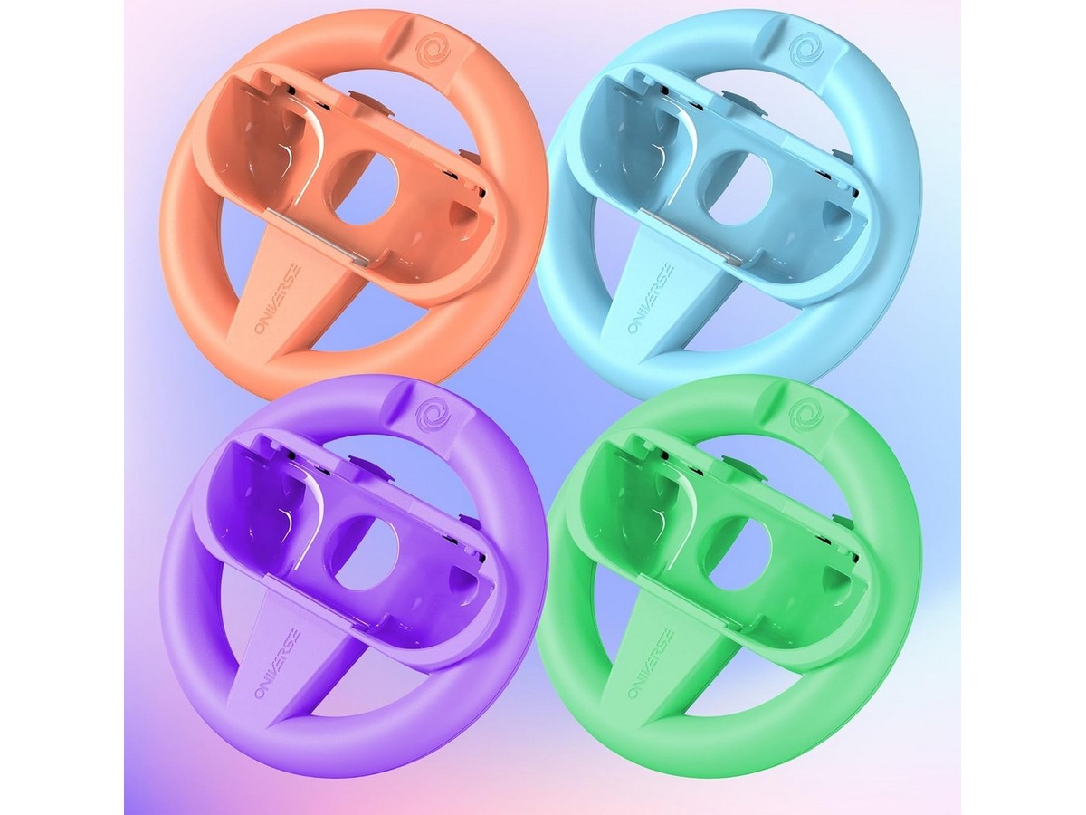Oniverse 4-pakning racingshjul for Switch 2 Tilbehør til spillkonsoller