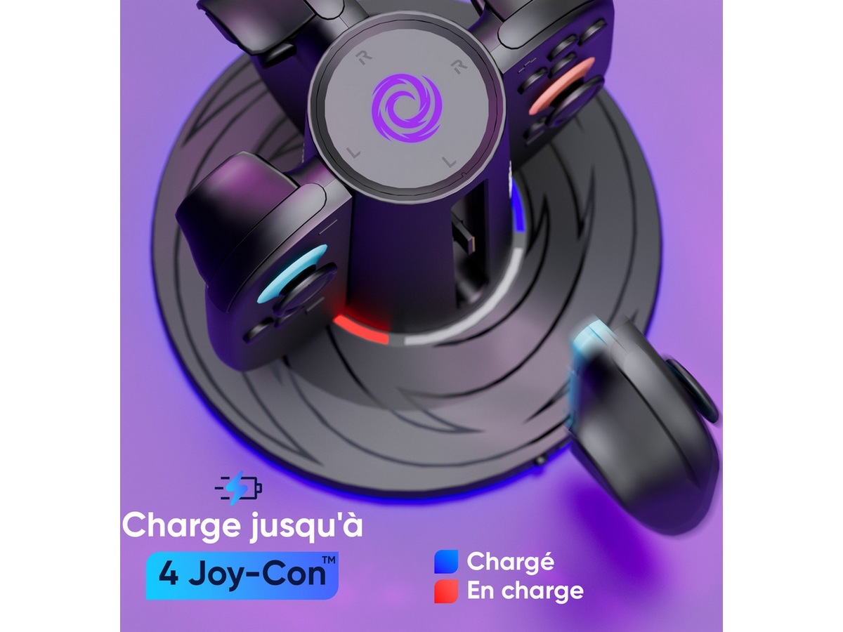 Oniverse Nintendo Switch 2 4 Joy-con ladestasjon Tilbehør til spillkonsoller