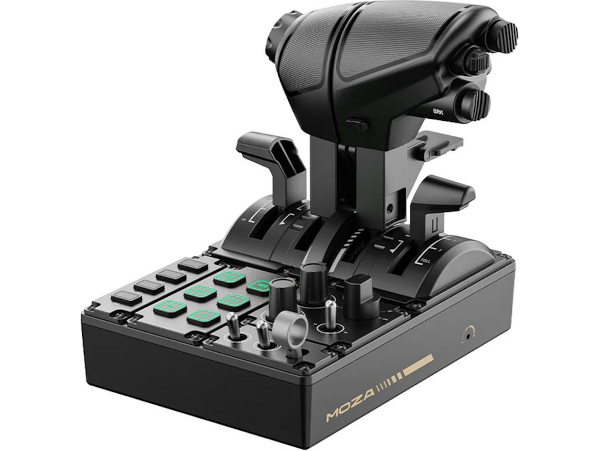 MOZA MTQ Throttle Quadrant Ratt og pedaler