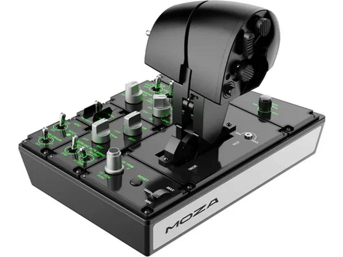 MOZA MTP Flight Throttle Ratt og pedaler