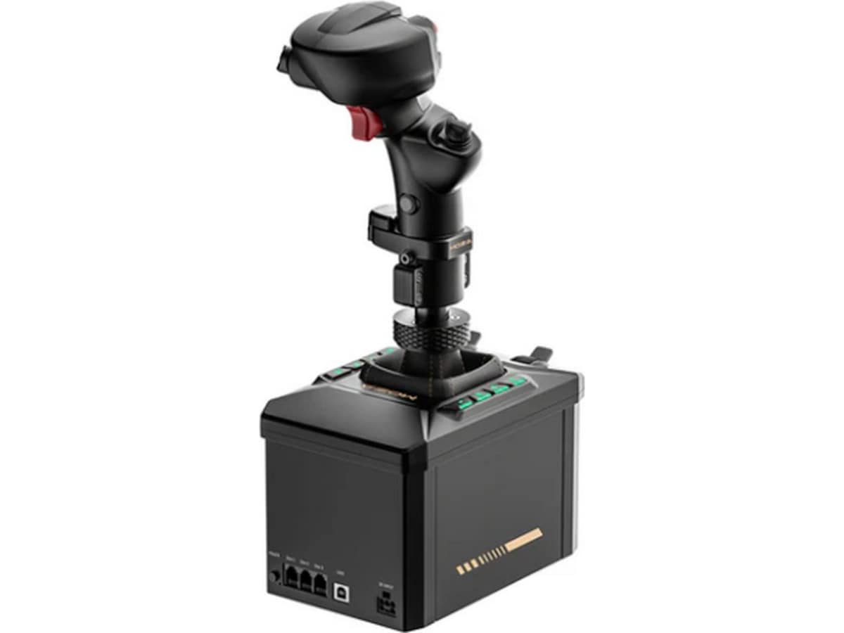 MOZA AB6 FFB Base + MHG Flightstick-pakke Ratt og pedaler