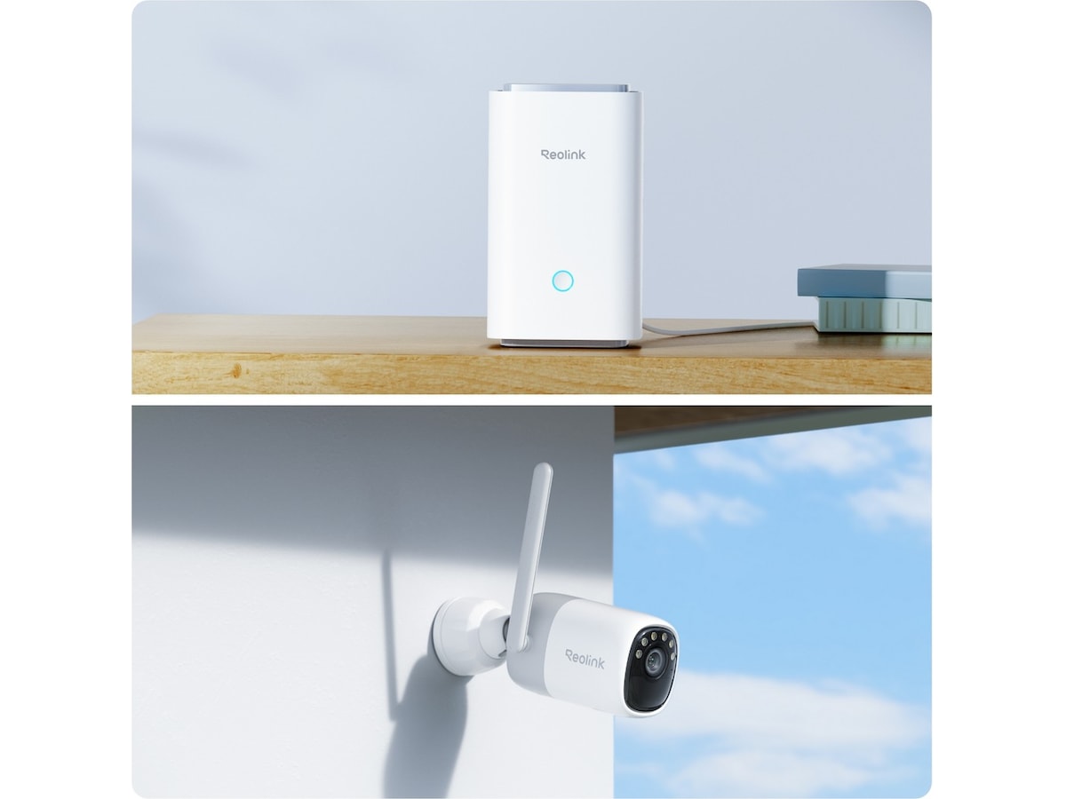 Reolink Home Hub med 2X Altas-kamera Overvåkningskameraer