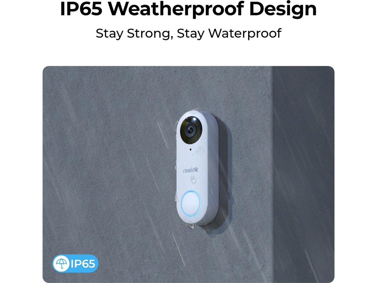 Reolink Video Doorbell WiFi (sort) Ringeklokker