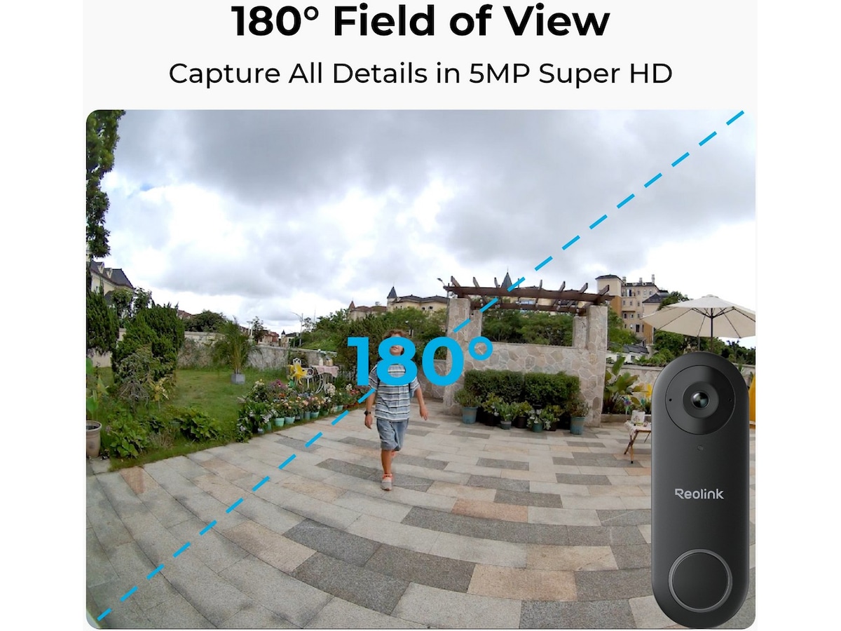Reolink Video Doorbell WiFi (sort) Ringeklokker
